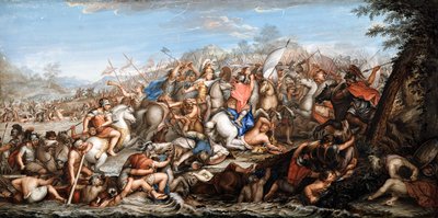 Alexander Crossing the River Granicus by Charles Le Brun